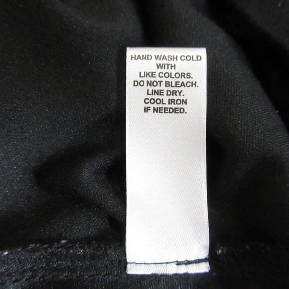 Cato Woman Dress Plus Sz 22/24W Black White Knubby Knit Inset Faux Leather Trim - Picture 8 of 8